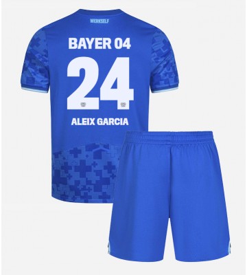 Bayer Leverkusen Aleix Garcia #24 Dětské Alternativní Dres 2025-26 Krátký Rukáv (+ trenýrky)
